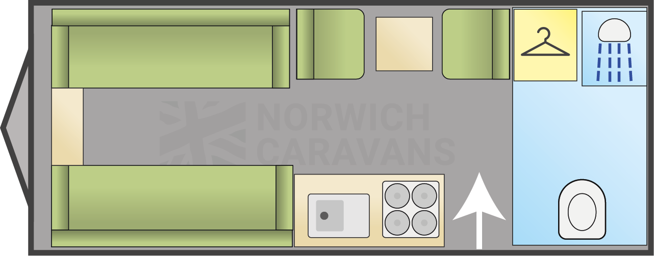 Coachman VIP 520 layout illustration
