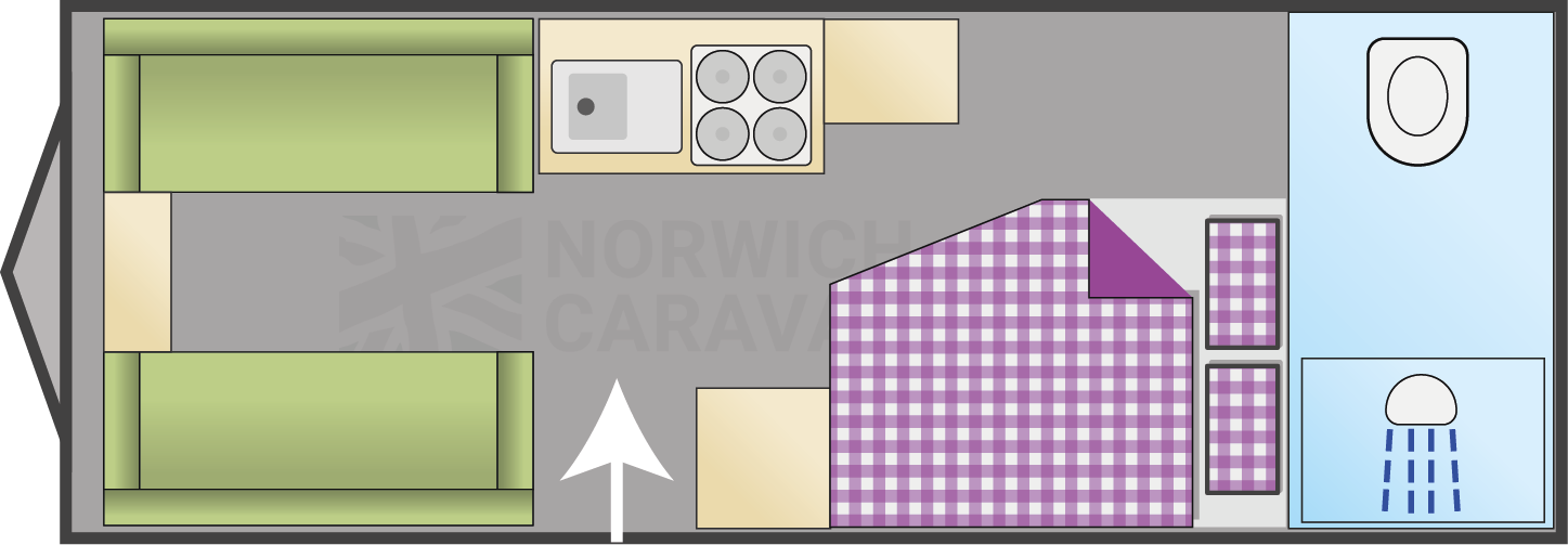 Swift Challenger 570 layout illustration