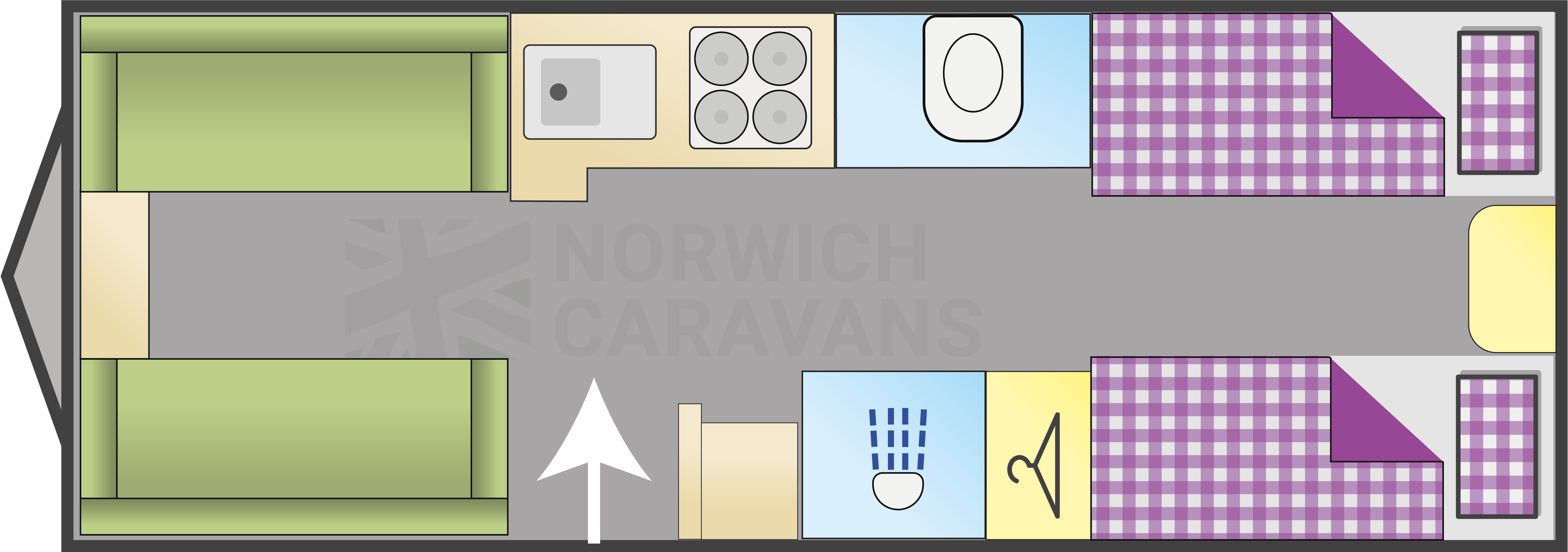 Coachman Laser 865 Xtra layout illustration