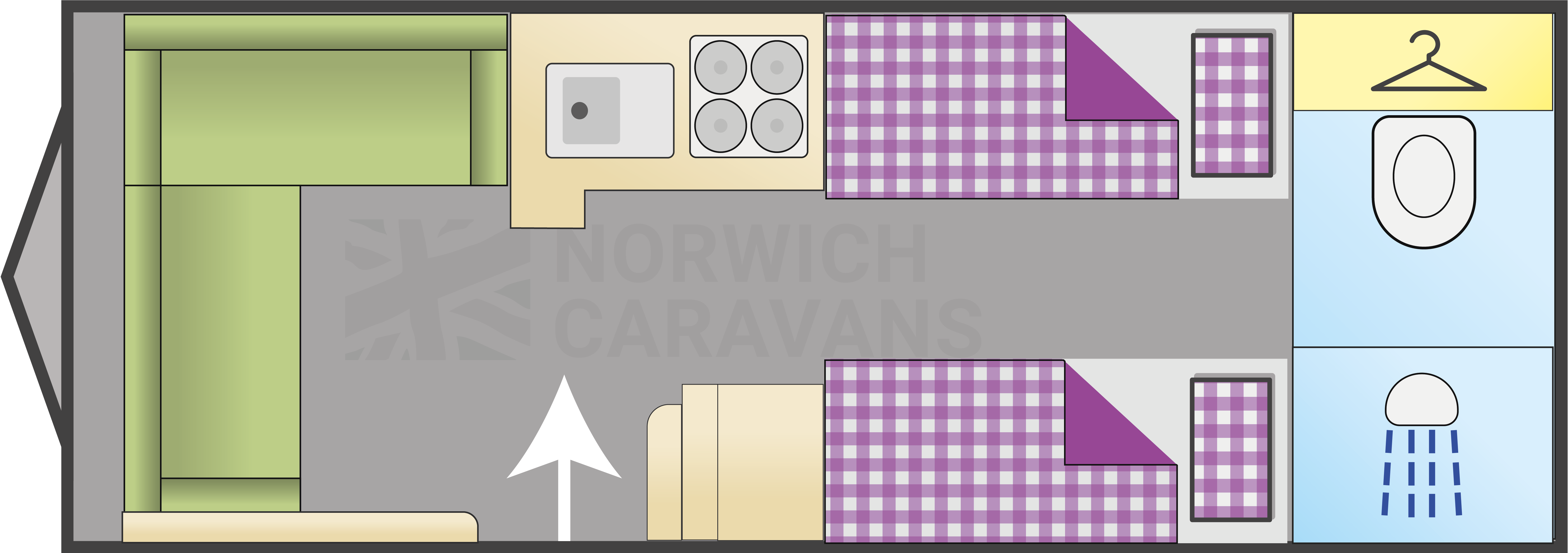 Coachman Lusso III layout illustration