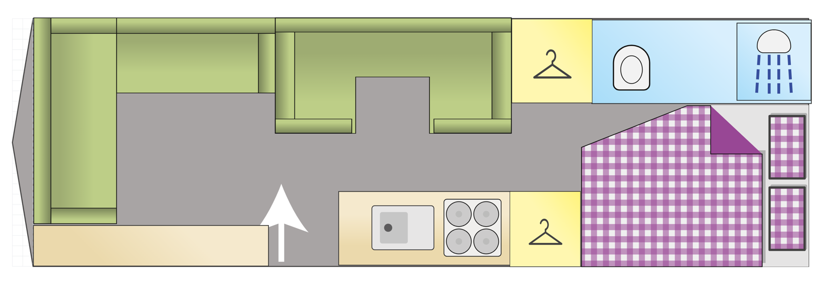 Coachman Acadia 660 Xtra layout illustration