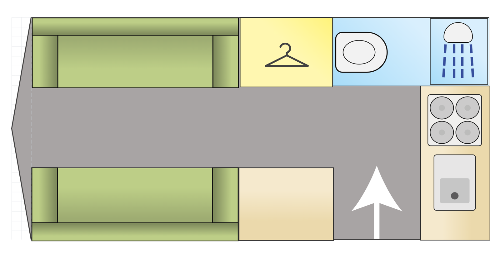 Auto-Trail Imala 615 layout illustration